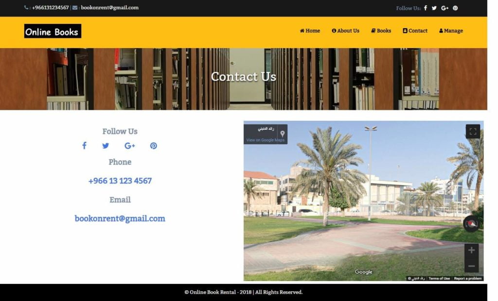 PHP Project online book Rental System (For Schools & University